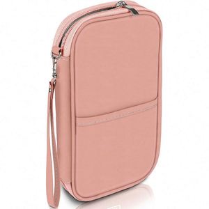 Free Sample Custom <b>Travel</b> <b>Family</b> Passport Holder Documents Organizer Passport <b>Wallet</b> with RFID Blocker for Women Men - Product Image 2