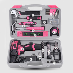Ensemble d'outils professionnel OEM 20 pièces : marteau et pinces pour réparation domestique, boîte à outils de mécanicien, kit multi-usages - Product Image 4