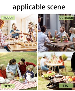 Ventilateurs <span class=keywords><strong>anti</strong></span>-mouches portables pour tables, alimentés par piles, pour pique-niques, restaurants et camping - Product Image 5