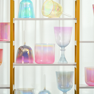 סט קערות קריסטל אלכימיות להתאמה אישית, כל הגדלים, מכשירי קוורץ לריפוי בצלילים 440 הרץ/432 הרץ, התאמה אישית מוצלחת - Product Image 5