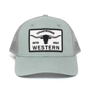 Parche bordado 3D de alta calidad logotipo personalizado 6 paneles algodón Richardson 112 malla gorra de camionero al aire libre unisex deportes país sombreros - Product Image 2