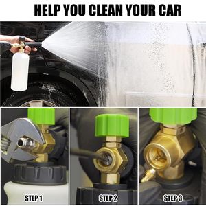 High Pressure Foam Pot Foaming <b>Screen</b> <b>Cleaner</b> Foam Gun Car Washing Pa Pot Nozzle Copper Spray Core Filter Element Accessories - Product Image 2