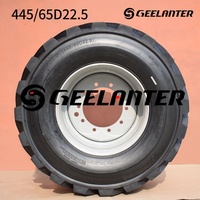 إطار مطاطي صلب مملوء بالفوم PU من GEELANTER مقاس 445/65D 22.5-18pr لـ GenieZ135/70
