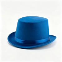 Chapeau haut de forme multicolore en tricot pour spectacle, chapeau de scène amusant, costume de jazz, fête magique, déguisement de vacances, adulte unisexe