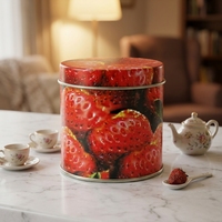 Boîte de rangement portable ronde pour cosmétiques, lotion, crème, vide, attrayante et durable, JH Nice