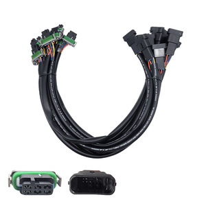 OEM 오토바이 수정 익스프레스 전원 어댑터 슬리브 맞춤형 와이어 하네스 키트 신호 제어를위한 전원 코드 연장 - Product Image 2