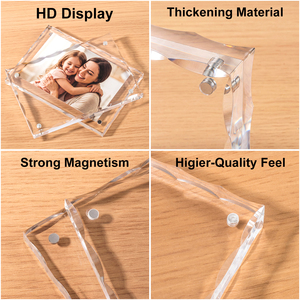 Cadre <span class=keywords><strong>photo</strong></span> double face en <span class=keywords><strong>acrylique</strong></span> transparent personnalisé à prix d'usine, cadre <span class=keywords><strong>photo</strong></span> magnétique en <span class=keywords><strong>acrylique</strong></span> transparent - Product Image 6