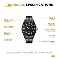 Jam Tangan SKMEI 2087 Mewah Pria Digital Tahan Air Sport Chronograph dengan Alarm  Tali Plastik  Jam Tangan Pria Mewah