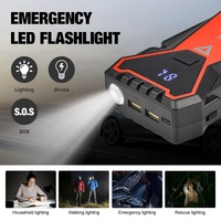 Flydee Ultra Capacitor Jump Starter Penguat Baterai Langsung Memulai Semua Mobil 12V dengan Arus Puncak 600A