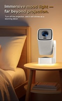 Mini Proyector de Tendencia 2026 con Logotipo Personalizado, Sistema Android 14 Inteligente, Aplicaciones Integradas, Proyección de Tiro Corto, Portátil, para Cine al Aire Libre