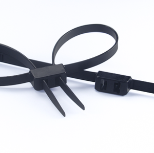 Высококачественные самоблокирующие пластиковые нейлоновые двойные наручники кабельные стяжки - Product Image 4