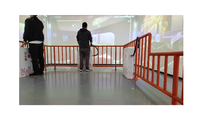 Simulateur interactif d'extincteur 3D VR, projection murale interactive avec télécommande, simulateur de formation à l'extincteur 3D