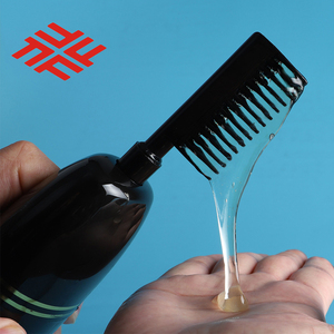 FULLY Permanent Hair Dye Liquid Non-Drip Formula All Hair Types Adult Use Black <b>Bottle</b> With <b>Brush</b> Applicator - Product Image 1