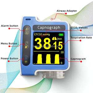 मुख्यधारा etco2 कैप्नोग्राफ पोर्टेबल जेब को2 चिकित्सा और पशु उपयोग के लिए निगरानी - Product Image 6