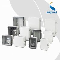 Boîtier de jonction pour panneaux solaires photovoltaïques extérieurs étanches IP66 en ABS/PVC/PC Saipwell pour instruments électroniques