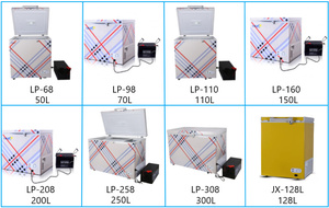 Refrigerador Solar para Tiendas, Refrigerador y Congelador de Doble Puerta, 12/24V, Batería Solar, Refrigerador Solar de Gran Capacidad - Product Image 4