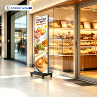 Écran LED COB pliable CANBEST CJ PRO C2 P1.2 P1.5 P1.8, 80 pouces, affichage numérique d'intérieur, totem pour l'activation de marque lors d'événements