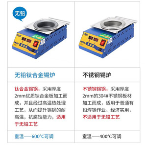 หม้อบัดกรีเซรามิก Cmw รุ่น CM-107 ระบบทำความร้อนเซรามิก 110-240V ปรับอุณหภูมิได้ สำหรับการบัดกรีโลหะ - Product Image 5