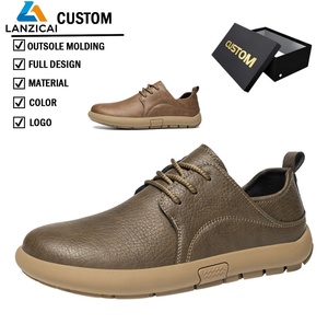 Baskets Homme Tendance en Cuir Respirant Faites à la Main à Lacets – Chaussures Décontractées en Cuir pour Homme – Chaussures Personnalisées - Product Image 1