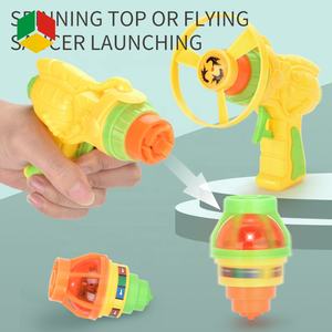 Giocattolo Blaster con Proiettili QS Toys per Ragazzi, Pistola Spaziale EVA con Luce e Disco Volante Giroscopico - Product Image 3