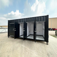 Toilettes portables préfabriquées au design moderne, résistantes à la corrosion, avec protection environnementale pour une utilisation en extérieur