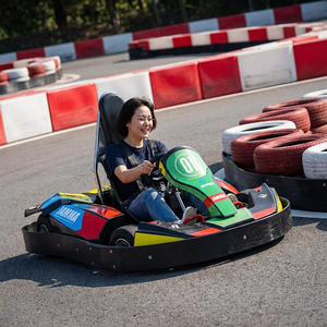 Équipement de jeu électrique, machine d'arcade, volant en acier, <span class=keywords><strong>karting</strong></span>, jeu de course, kart électrique - Product Image 1