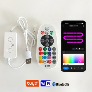 Gran oferta de alta calidad Tuya <span class=keywords><strong>Wifi</strong></span> <span class=keywords><strong>Smart</strong></span> Pixel <span class=keywords><strong>LED</strong></span> <span class=keywords><strong>Controller</strong></span> WS2811 1903 Dream Color RGBIC RF <span class=keywords><strong>LED</strong></span> Pixel <span class=keywords><strong>Strip</strong></span> Controllers - Product Image 5