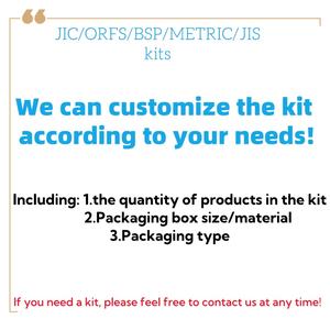 מותאם אישית ברזל bsp orfs jic כובע נקבה ותקע ערכת מתאם הידראולי ערכות כמוסות הידראוליות פקקים הידראוליים צינורות - Product Image 6