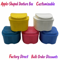 Boîte à prothèses dentaires de style Apple personnalisée OEM, conteneur de rangement pour dents artificielles pour la vente en gros