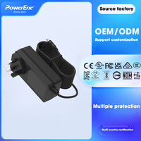 Chargeur Exemplary Power Eric AD0651 65W 24V 2.5A Noir Prise UKCA BS Adaptateur d'alimentation AC DC pour ordinateur portable et moniteur
