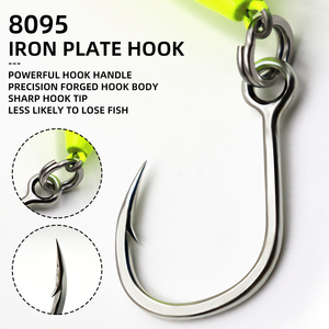 KOMCAMCIS Nouveau LE-001 Leurre flottant réaliste de type crayon de 5 pouces avec hameçon 8095 pour la pêche au <span class=keywords><strong>silure</strong></span> et au black-bass en eau douce et salée - Product Image 4