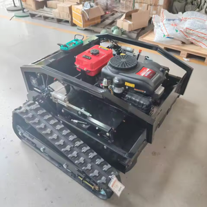Approuvé CE EPA, tout-terrain 1. Tondeuse à gazon robotisée autotractée 2. Robot télécommandé 3. Chenilles en caoutchouc pour l'agriculture 4. Herbe - Product Image 5