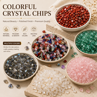 Cristaux naturels polis de haute qualité en gros, mini-cristaux mélangés, éclats de quartz rose pour la décoration de la maison, cadeau