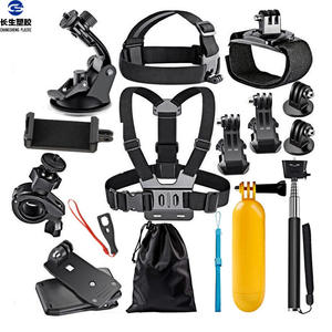 Kit d'accessoires 14-en-1 pour caméra d'action GoPro, incluant un perche à selfie en nylon pour DJI YiXiao SJM, accessoires de photographie en extérieur - Product Image 1