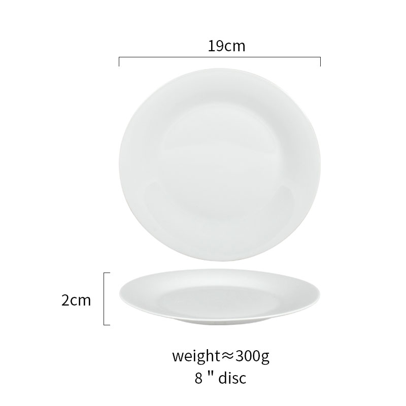 8" plate