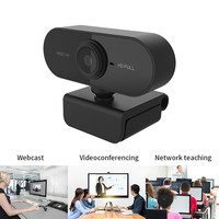Kamera Web Mini 2020 P/2K 1080, Kamera Web PC USB untuk Konferensi Video, Perekaman, dan Streaming