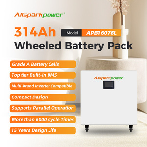 แบตเตอรี่สำรอง Allsparkpower Mobile Power-51.2V แบบโซลิดสเตท (314Ah/16KWh) พร้อมล้อเลื่อน รับประกัน 10 ปี สำหรับใช้งานในบ้าน รุ่น APB16076L 51.2V 31 - Product Image 5