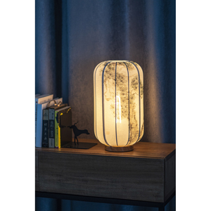 Handmade Pine Tree Painting Fabric Table Lamp E27 LED Eye Caring Bedside Study <b>Lighting</b> - Product Image 1