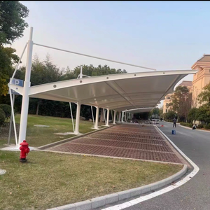 Expédition rapide, auvent de stationnement pour voiture en aluminium imperméable, protection solaire extérieure, abri pour voitures sur allée ou côté rue, pour 2 voitures - Product Image 5