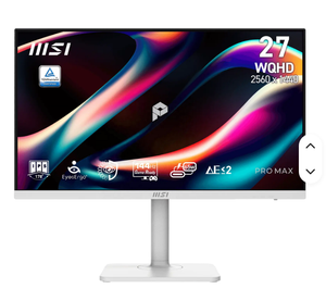 จอภาพ MSI PRO MAX 241PHW E14 รุ่นใหม่ ปี 2026 ขนาด 24 นิ้ว FHD 1920x1080 1ms 144Hz IPS สีขาว พร้อมระบบถนอมสายตา จอแสดงผล HDR สำหรับธุรกิจ ใช้กับเดสก์ท็อป - Product Image 6