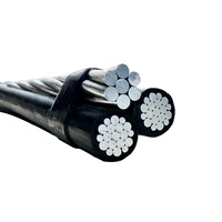 Cable Subterráneo de Aluminio Triplex 600V 4/0 2/0 para Entierro Directo