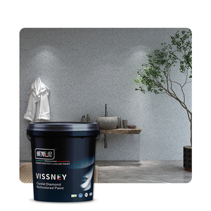 Vissney Peinture à base d'eau effet sable de peinture à texture d'émulsion acrylique pour mur intérieur - Product Image 3