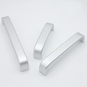 Aluminum Alloy Sliding <b>U</b>-Shaped Cabinet Cupboard Door Handle Matte Kitchen Drawer Pull Handles for Furniture - Product Image 5