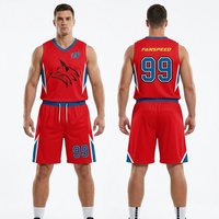 Conjuntos de Baloncesto Personalizados, Camiseta y Pantalones Cortos Sublimados, Diseño de Uniforme de Baloncesto Rojo, Ropa Deportiva, Uniformes de Baloncesto