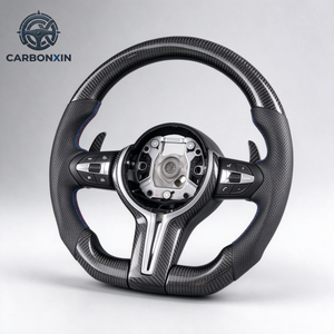 Volant pour BMW E92 F30 F10 E60 F31 F82 E61 E90 E39 E91 E70 E46 F22 E53 F80 F48 F01 F32 F36 F07 F93 E87 en fibre de carbone - Product Image 5