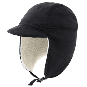 Gorro de Invierno Cálido de Forro Polar con Logotipo Personalizado, con Visera y Orejeras a Prueba de Viento, Unisex, para Viajes al Aire Libre, Fiestas, Primavera y Verano - Product Image 1