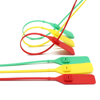 PN-PS2121 Scellés de sécurité indicateurs en plastique en gros, scellés de verrouillage pour conteneurs de marchandises, scellés de sangle en plastique