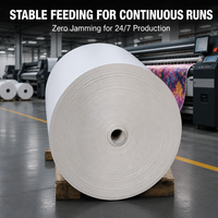 Papier de sublimation de qualité industrielle 30 g/m² en rouleau jumbo de 1,72 m pour l'impression textile haute vitesse