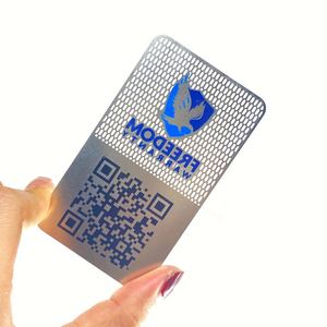 Tarjetas de Visita de Acero Inoxidable Personalizadas de Fábrica China para Miembros VIP - Product Image 3