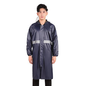 Impermeable de cuerpo completo para adultos, de tela Oxford, para motocicleta, bicicleta eléctrica, poncho impermeable de una pieza, para viajes y uso al aire libre - Product Image 1